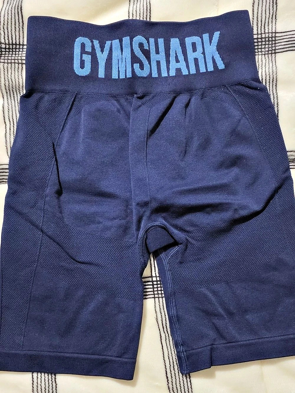 Gymshark Vital Seamless Biker Shorts in Blue